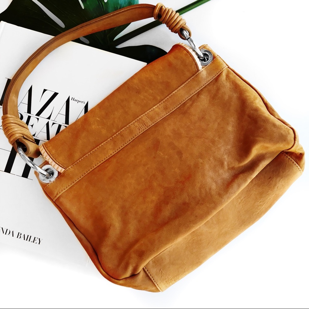 Stuart Weitzman Collection Distressed Leather Bag - image 3